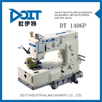 six needle flat-bed double chain stitch sewing machine DT 1406P